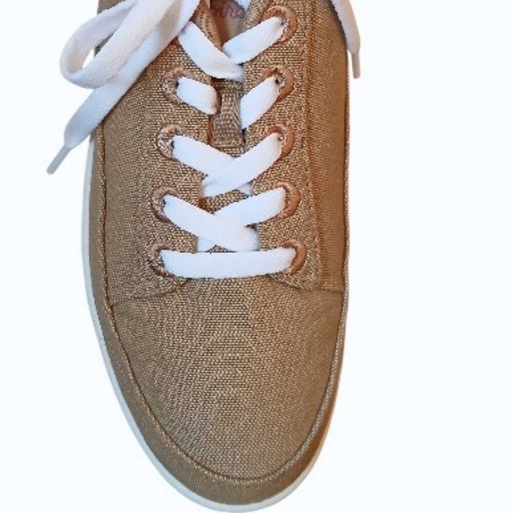 ALLBIRDS Pacer Camel Canvas Lace Up Sneakers - LIKE NEW - Picture 5 of 12